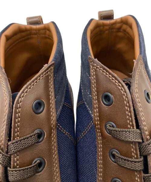 negroni（ネグローニ）negroni (ネグローニ) ドライビングシューズ ネイビー×ブラウン サイズ:27㎝の古着・服飾アイテム