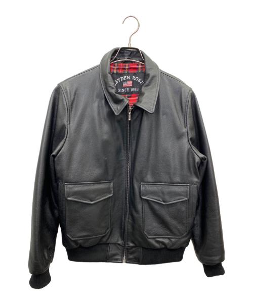 JAYDEN ROSE（ジェイデン ローズ）JAYDEN ROSE (ジェイデン ローズ) レザージャケット ブラック サイズ:Ｌの古着・服飾アイテム