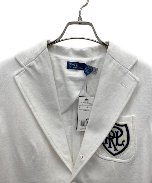 POLO RALPH LAUREN（ポロ・ラルフローレン）POLO RALPH LAUREN (ポロ・ラルフローレン) テーラードジャケット ホワイトの古着・服飾アイテム
