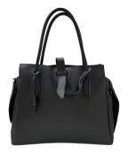 BOLDRINI SELLERIAボルドリーニ セレリア）の古着「レザートートバッグ」｜ブラック