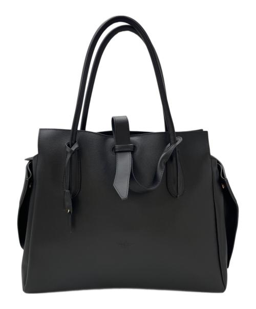 BOLDRINI SELLERIA（ボルドリーニ セレリア）BOLDRINI SELLERIA (ボルドリーニ セレリア) レザートートバッグ ブラックの古着・服飾アイテム