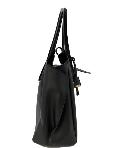 BOLDRINI SELLERIA（ボルドリーニ セレリア）BOLDRINI SELLERIA (ボルドリーニ セレリア) レザートートバッグ ブラックの古着・服飾アイテム