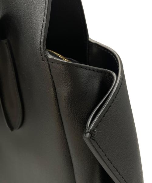 BOLDRINI SELLERIA（ボルドリーニ セレリア）BOLDRINI SELLERIA (ボルドリーニ セレリア) レザートートバッグ ブラックの古着・服飾アイテム