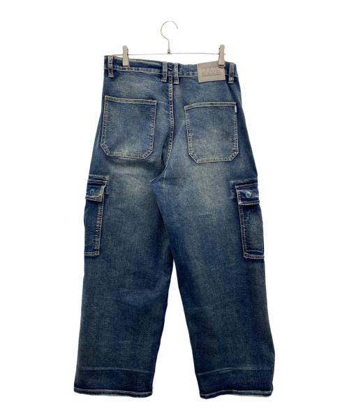 PROCLUB（プロクラブ）PROCLUB (プロクラブ) デニムカーゴパンツ インディゴ サイズ:SIZE 81cm (W32)の古着・服飾アイテム