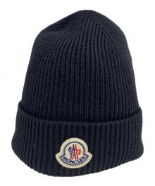 MONCLER（モンクレール）の古着「ニット帽」｜ブラック