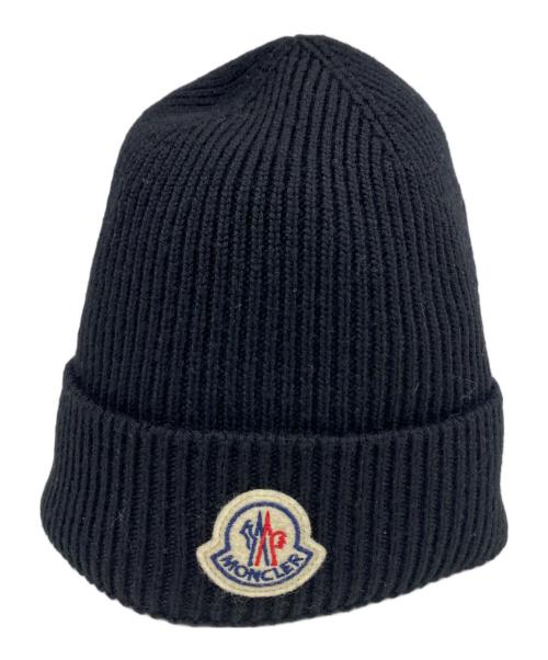 MONCLER（モンクレール）MONCLER (モンクレール) ニット帽 ブラックの古着・服飾アイテム