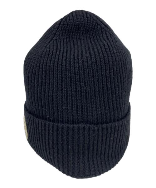 MONCLER（モンクレール）MONCLER (モンクレール) ニット帽 ブラックの古着・服飾アイテム
