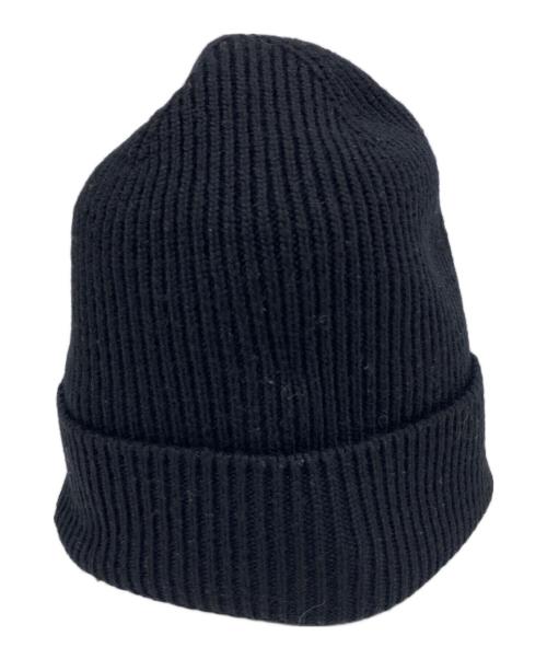 MONCLER（モンクレール）MONCLER (モンクレール) ニット帽 ブラックの古着・服飾アイテム