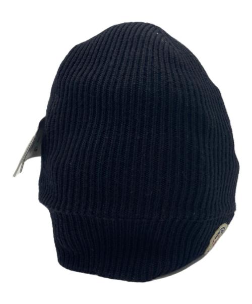 MONCLER（モンクレール）MONCLER (モンクレール) ニット帽 ブラックの古着・服飾アイテム