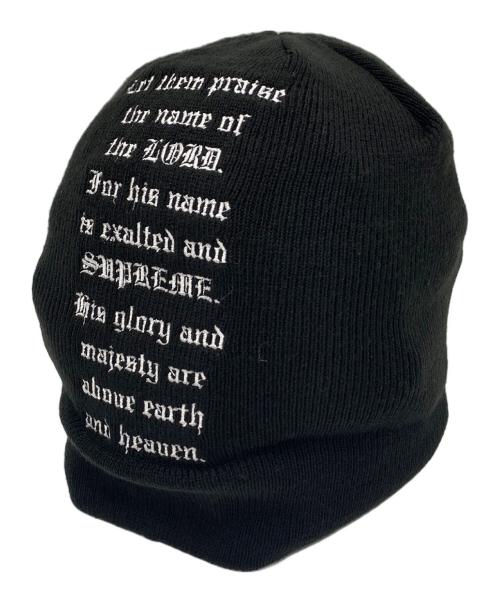 SUPREME（シュプリーム）SUPREME (シュプリーム) New Era (ニューエラ) ニット帽 ブラックの古着・服飾アイテム