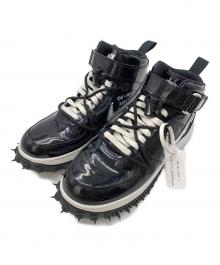 NIKE×OFFWHITE（ナイキ×オフホワイト）の古着「Air Force 1 Mid "Sheed"（エアフォース1 ミッド "シード"）」｜ブラック
