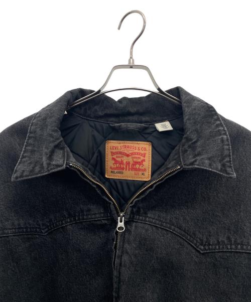 LEVI'S（リーバイス）LEVI'S (リーバイス) デニムジャケット ブラック サイズ:XLの古着・服飾アイテム