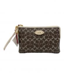 COACH（コーチ）の古着「アクセサリーポーチ」｜ブラウン
