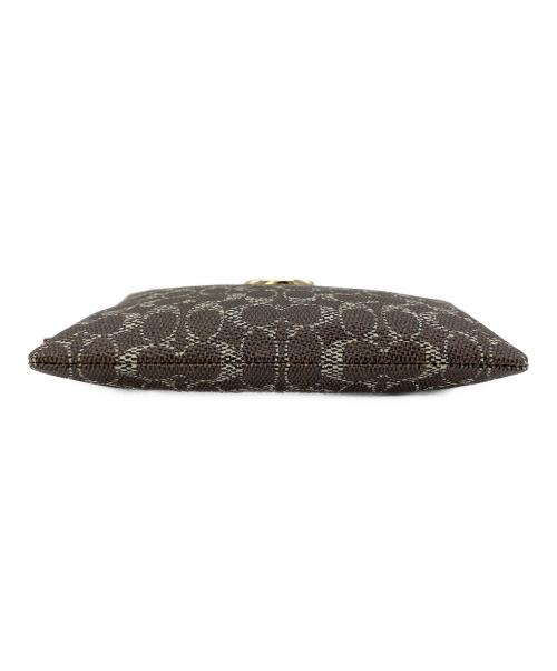 COACH（コーチ）COACH (コーチ) アクセサリーポーチ ブラウンの古着・服飾アイテム
