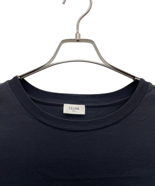 CELINE（セリーヌ）CELINE (セリーヌ) トリオンフ半袖Ｔシャツ ブラック サイズ:XLの古着・服飾アイテム