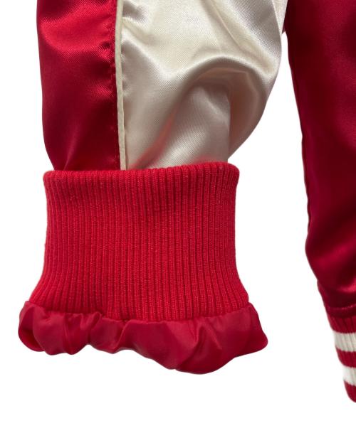 OBORO（オボロ）OBORO (オボロ) スカジャン レッド サイズ:XLの古着・服飾アイテム