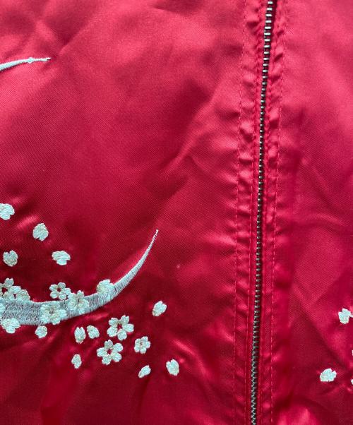 OBORO（オボロ）OBORO (オボロ) スカジャン レッド サイズ:XLの古着・服飾アイテム