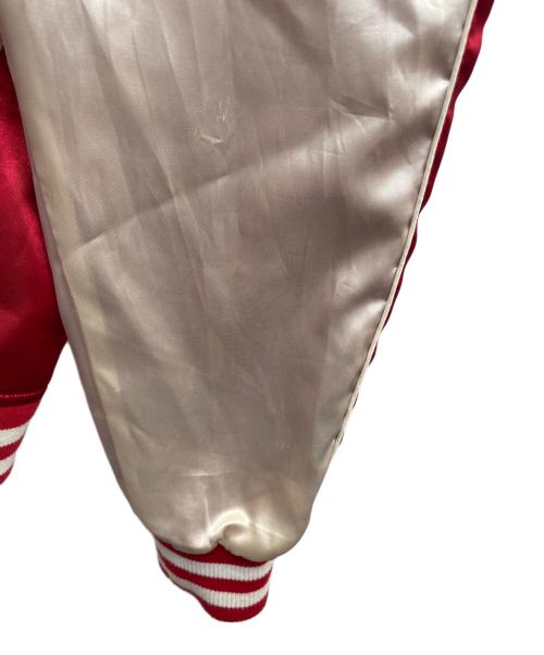 OBORO（オボロ）OBORO (オボロ) スカジャン レッド サイズ:XLの古着・服飾アイテム