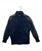 skookumスクーカム）の古着「スタジャン」｜ブラック×ネイビー