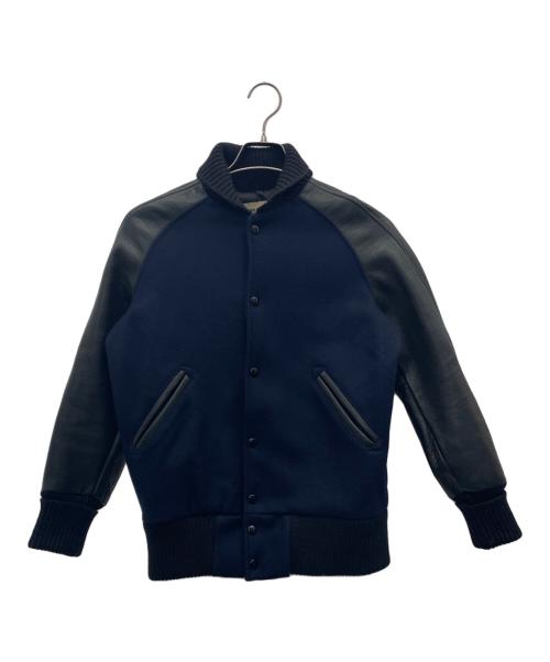 skookum（スクーカム）skookum (スクーカム) スタジャン ブラック×ネイビー サイズ:32の古着・服飾アイテム