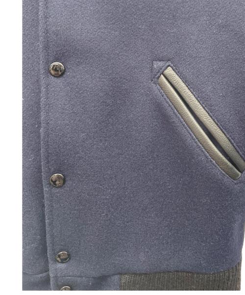 skookum（スクーカム）skookum (スクーカム) スタジャン ブラック×ネイビー サイズ:32の古着・服飾アイテム