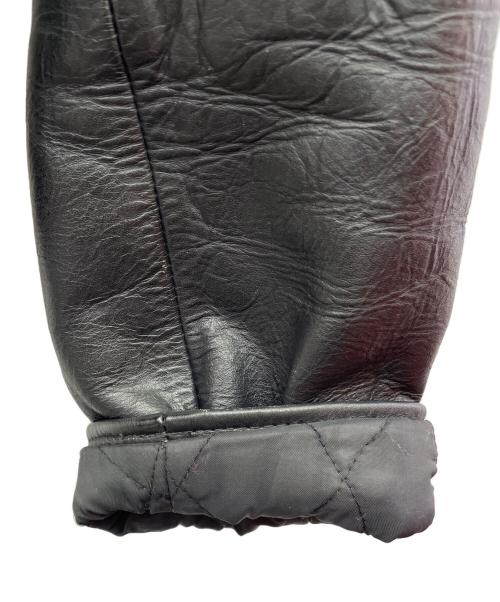 EXCELLED（エクセル）EXCELLED (エクセル) ダブルライダースジャケット ブラック サイズ:42Lの古着・服飾アイテム