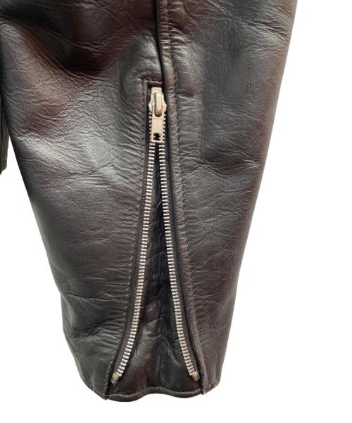 EXCELLED（エクセル）EXCELLED (エクセル) ダブルライダースジャケット ブラック サイズ:42Lの古着・服飾アイテム