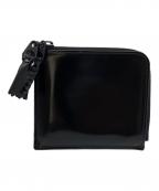 COMME des GARCONSコムデギャルソン）の古着「コンパクトウォレット ZIPPER MEDLEY」｜ブラック