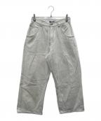 X-LARGEエクストララージ）の古着「STITCH WIDE PANTS」｜ホワイト