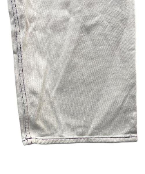 X-LARGE（エクストララージ）X-LARGE (エクストララージ) STITCH WIDE PANTS ホワイト サイズ:76cm (W30)の古着・服飾アイテム