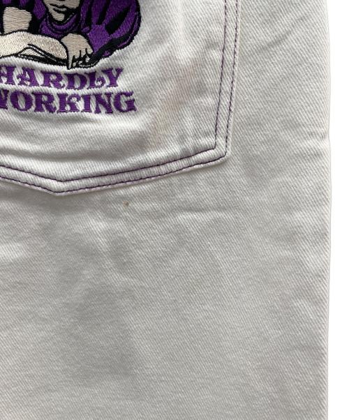 X-LARGE（エクストララージ）X-LARGE (エクストララージ) STITCH WIDE PANTS ホワイト サイズ:76cm (W30)の古着・服飾アイテム