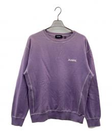 X-LARGE（エクストララージ）の古着「STITCH CREWNECK SWEAT」｜パープル