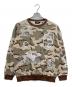 X-LARGE（エクストララージ）の古着「CAMO CREW NECK SWEAT」｜ベージュ
