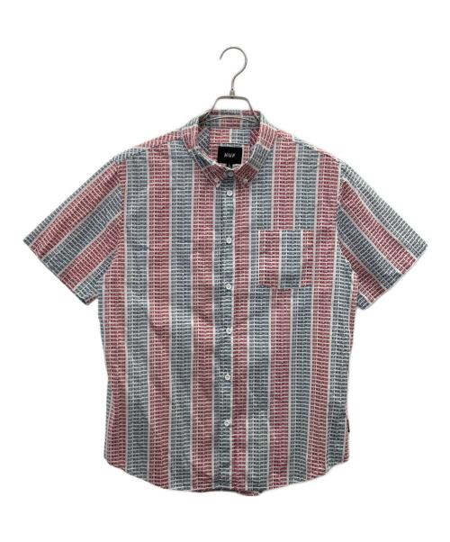HUF（ハフ）HUF (ハフ) 半袖シャツ ホワイト サイズ:Lの古着・服飾アイテム