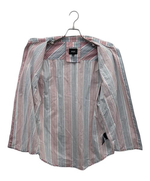 HUF（ハフ）HUF (ハフ) 半袖シャツ ホワイト サイズ:Lの古着・服飾アイテム