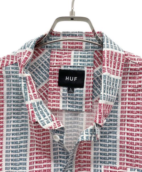 HUF（ハフ）HUF (ハフ) 半袖シャツ ホワイト サイズ:Lの古着・服飾アイテム