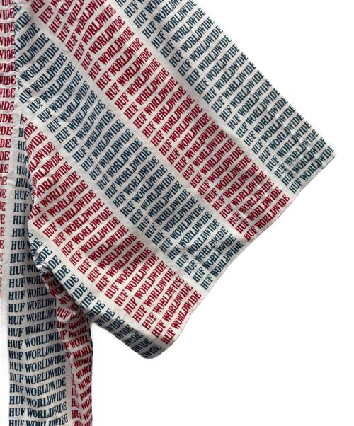HUF（ハフ）HUF (ハフ) 半袖シャツ ホワイト サイズ:Lの古着・服飾アイテム