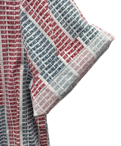 HUF（ハフ）HUF (ハフ) 半袖シャツ ホワイト サイズ:Lの古着・服飾アイテム