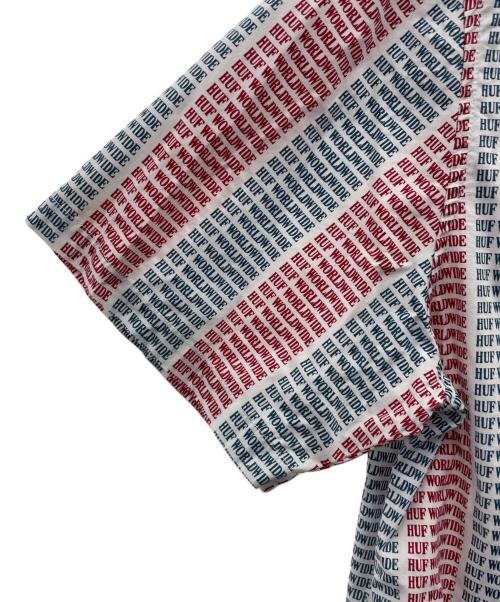 HUF（ハフ）HUF (ハフ) 半袖シャツ ホワイト サイズ:Lの古着・服飾アイテム