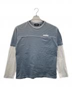 X-LARGEエクストララージ）の古着「LAYERD L/S TEE」｜ブルー