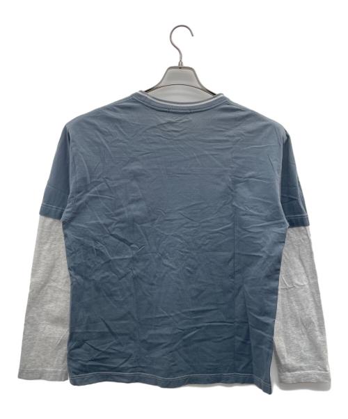 X-LARGE（エクストララージ）X-LARGE (エクストララージ) LAYERD L/S TEE ブルー サイズ:Ｍの古着・服飾アイテム