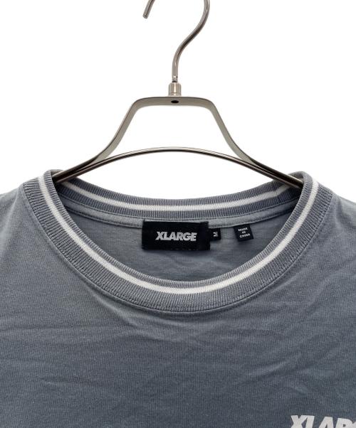 X-LARGE（エクストララージ）X-LARGE (エクストララージ) LAYERD L/S TEE ブルー サイズ:Ｍの古着・服飾アイテム