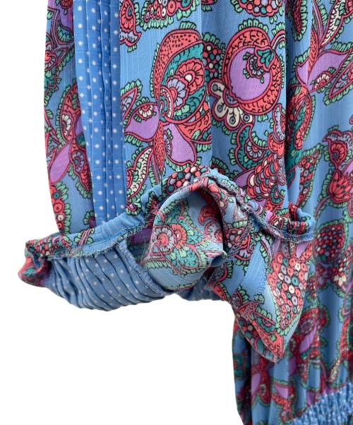 diane freis（ダイアンフレイス）diane freis (ダイアンフレイス) 長袖ワンピース ブルー サイズ:-の古着・服飾アイテム