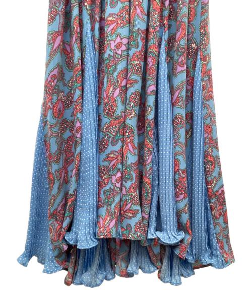 diane freis（ダイアンフレイス）diane freis (ダイアンフレイス) 長袖ワンピース ブルー サイズ:-の古着・服飾アイテム