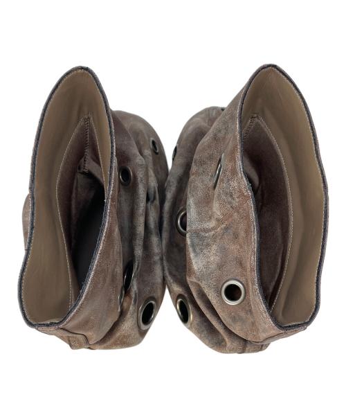 YELLO（イエロ）YELLO (イエロ) ショートブーツ ブラウン サイズ:XLの古着・服飾アイテム