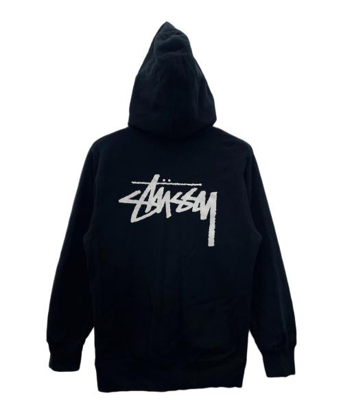 stussy（ステューシー）stussy (ステューシー) ジップパーカー ブラック サイズ:Ｍの古着・服飾アイテム