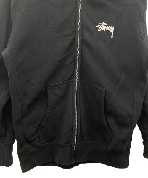 stussy（ステューシー）stussy (ステューシー) ジップパーカー ブラック サイズ:Ｍの古着・服飾アイテム
