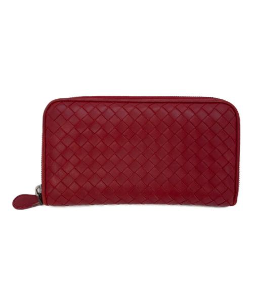 BOTTEGA VENETA（ボッテガベネタ）BOTTEGA VENETA (ボッテガベネタ) 長財布 レッドの古着・服飾アイテム