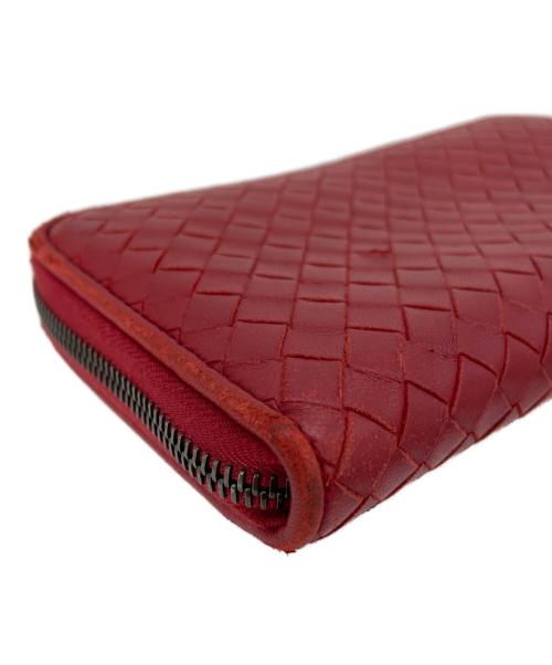 BOTTEGA VENETA（ボッテガベネタ）BOTTEGA VENETA (ボッテガベネタ) 長財布 レッドの古着・服飾アイテム