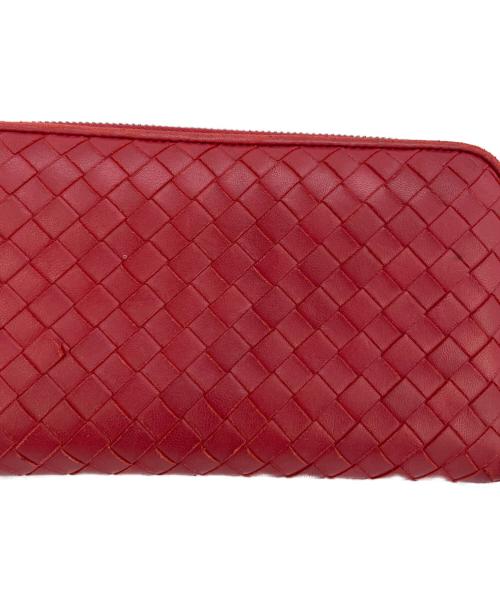 BOTTEGA VENETA（ボッテガベネタ）BOTTEGA VENETA (ボッテガベネタ) 長財布 レッドの古着・服飾アイテム
